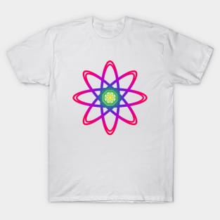 Colorful Atom - Neon Colors T-Shirt